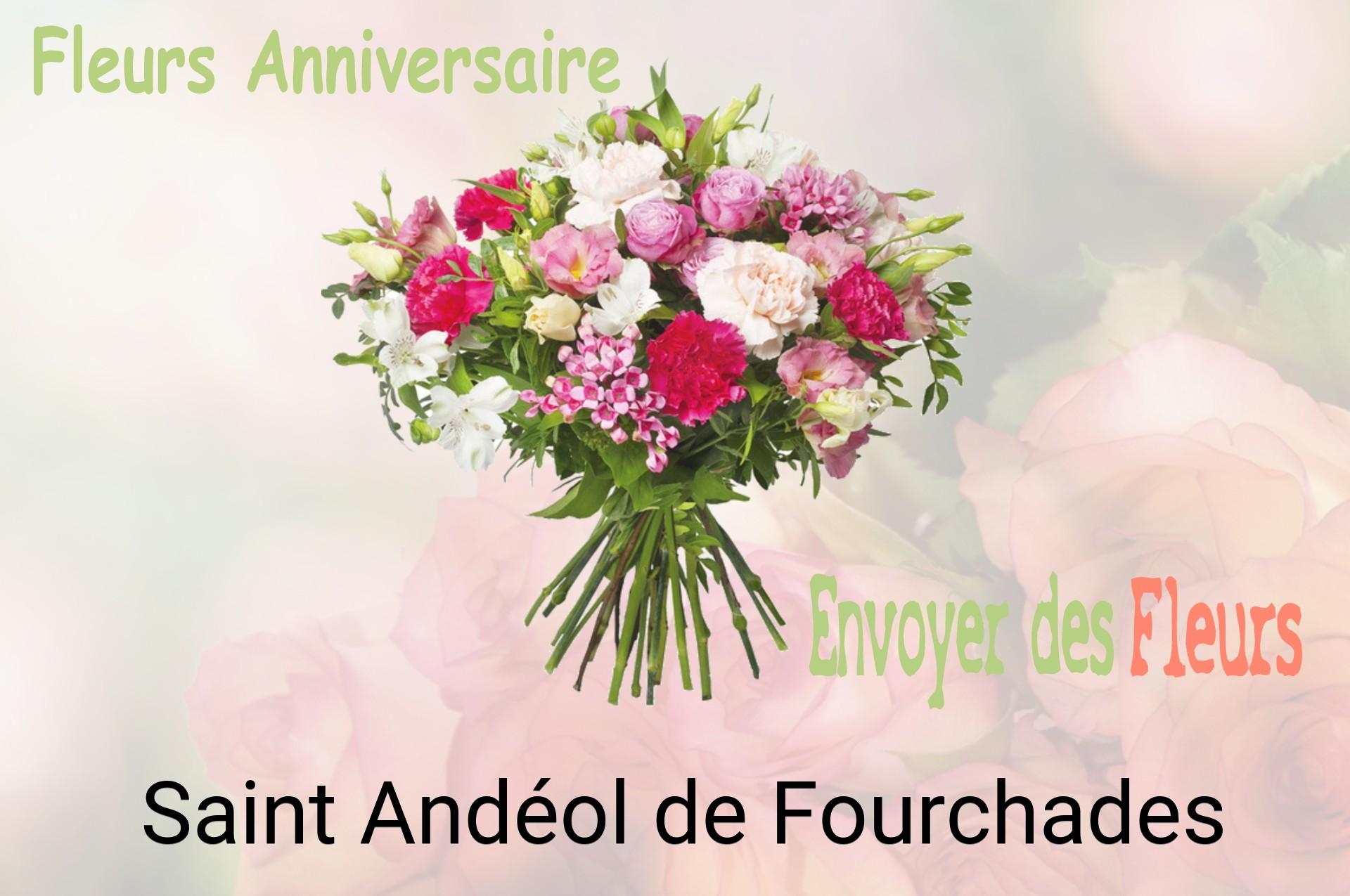 Bouquet de fleurs d’anniversaire livré à Saint-Andéol-de-Fourchades