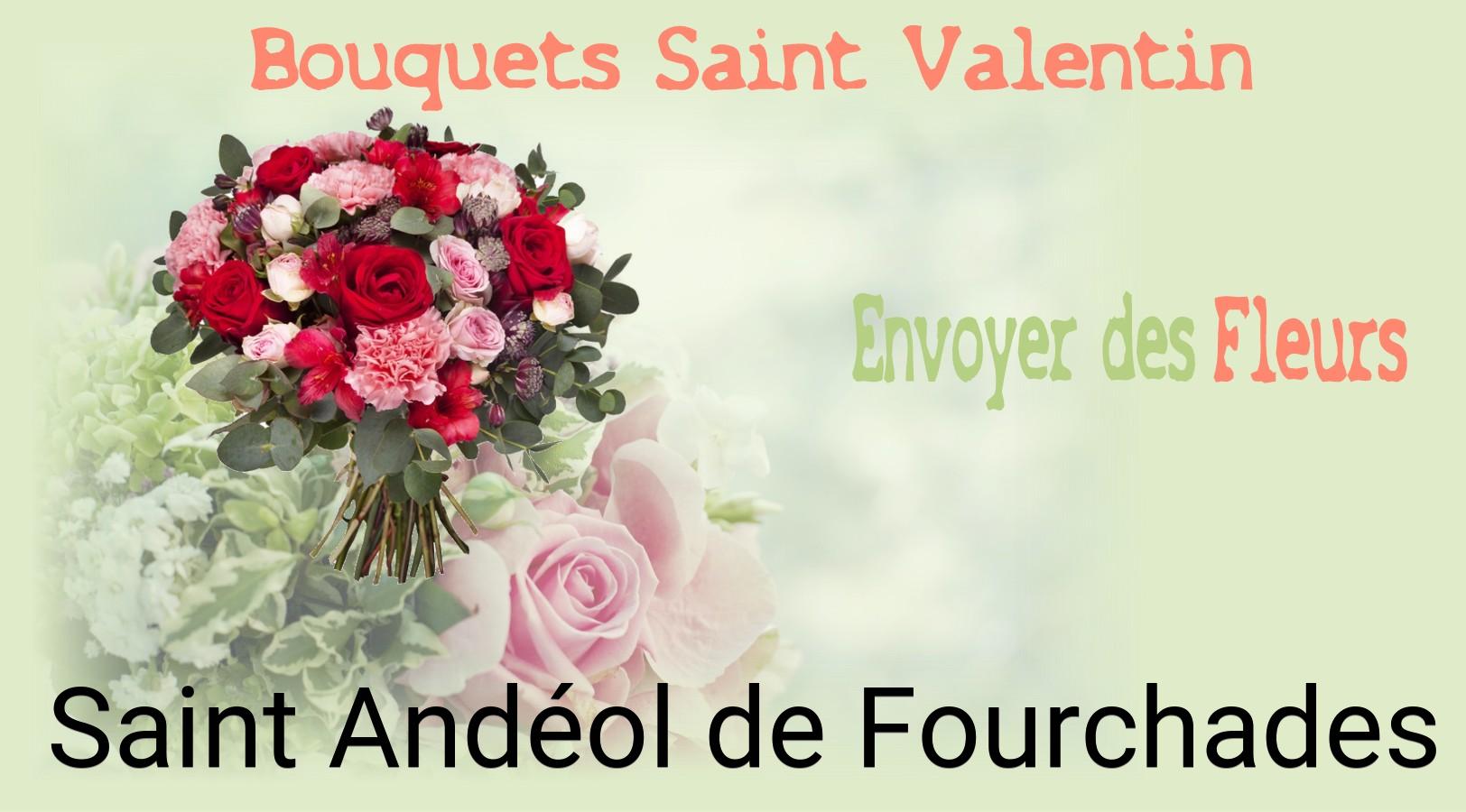 Roses de Saint-Valentin livrées à Saint-Andéol-de-Fourchades